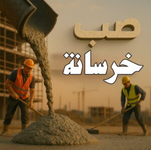 صب خرسانة